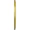 Ekena Millwork Theia Ceiling Medallion (Fits Canopies up to 6 3/4"), 24"OD x 3 5/8"ID x 1 3/4"P, Rich Gold CM24THRGS - alternate 3